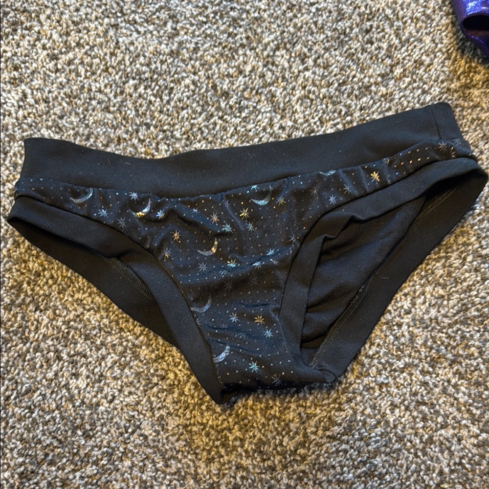 Black Starry Bikini Bottoms